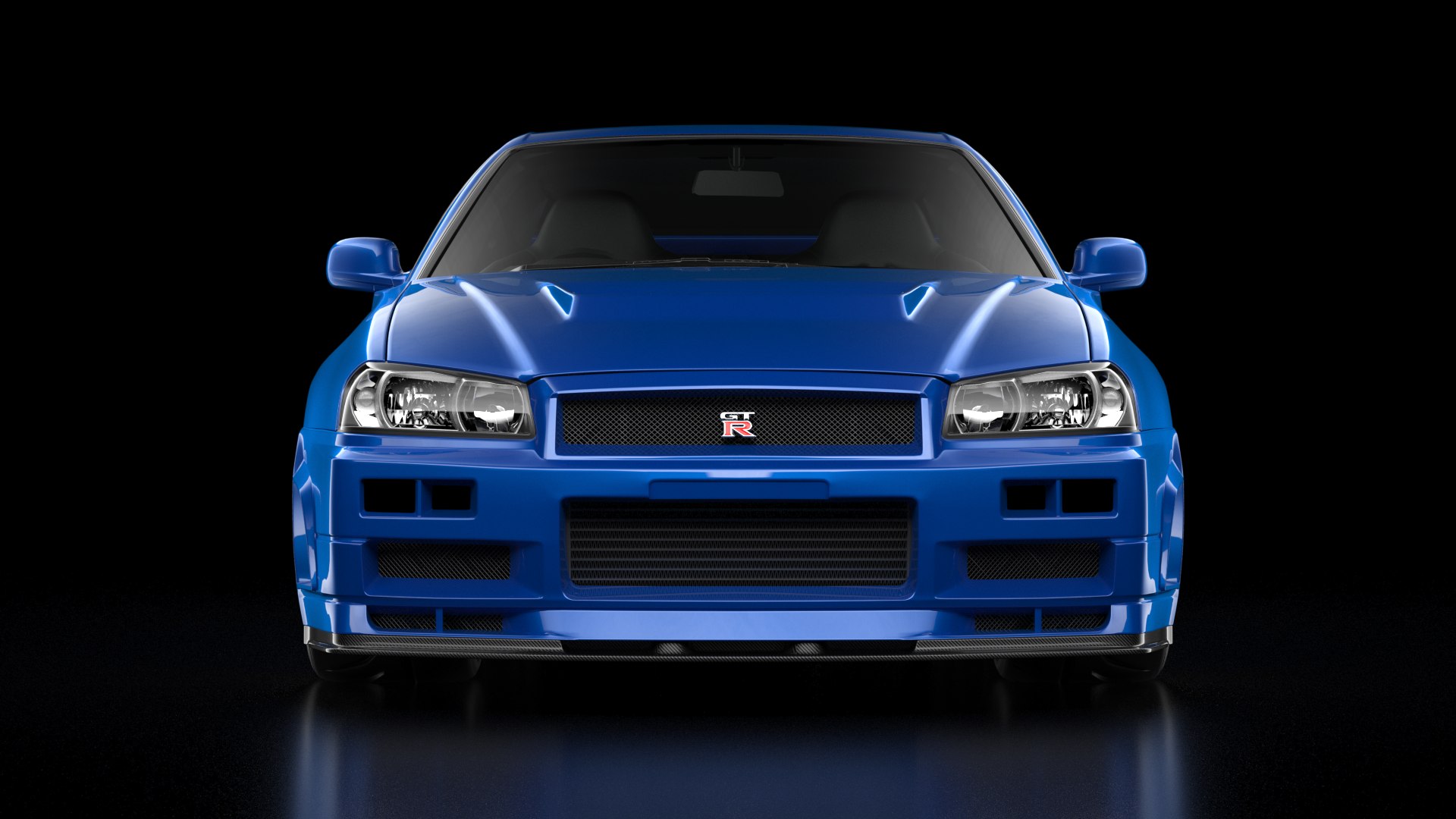 Nissan Gt R R34 V Spec 3d Model Turbosquid 1582669 