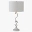 Lampada da tavolo girevole in nickel
