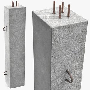 concrete column 3D model