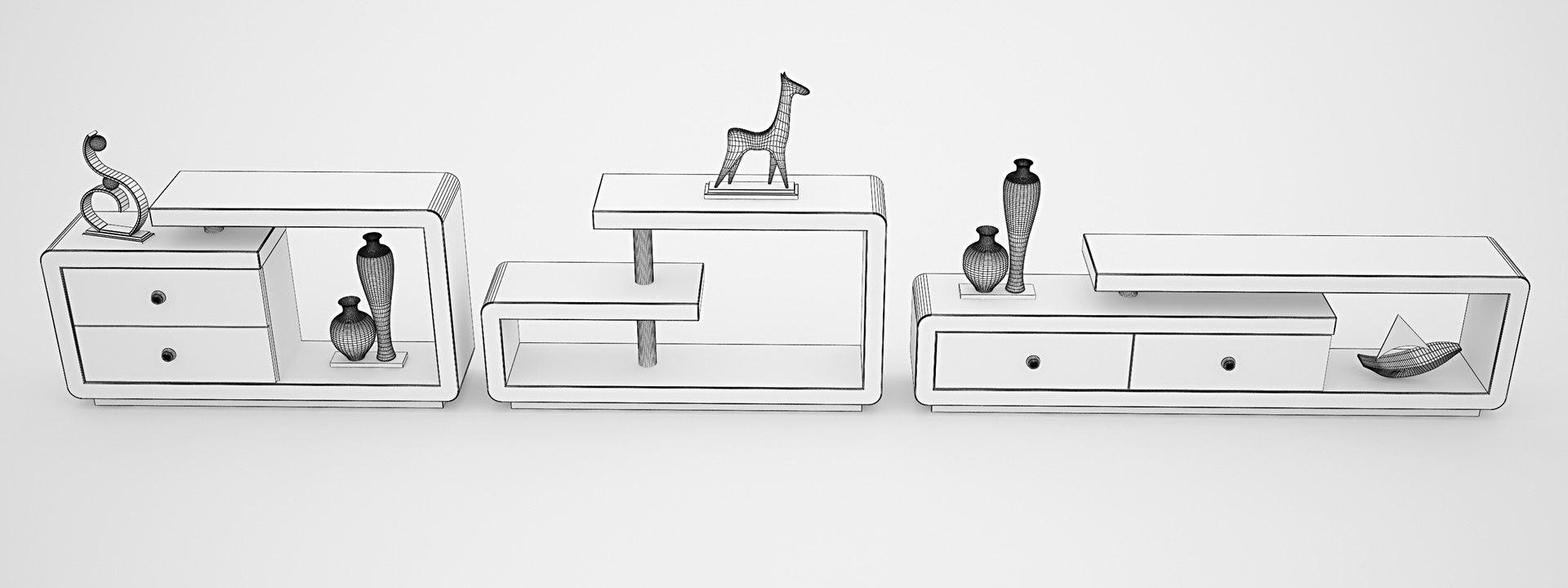 Tabel Tv 3 Piece Dxf