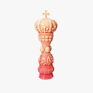 King Chess 3D Model