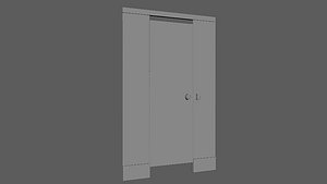 3D model Toilet Door