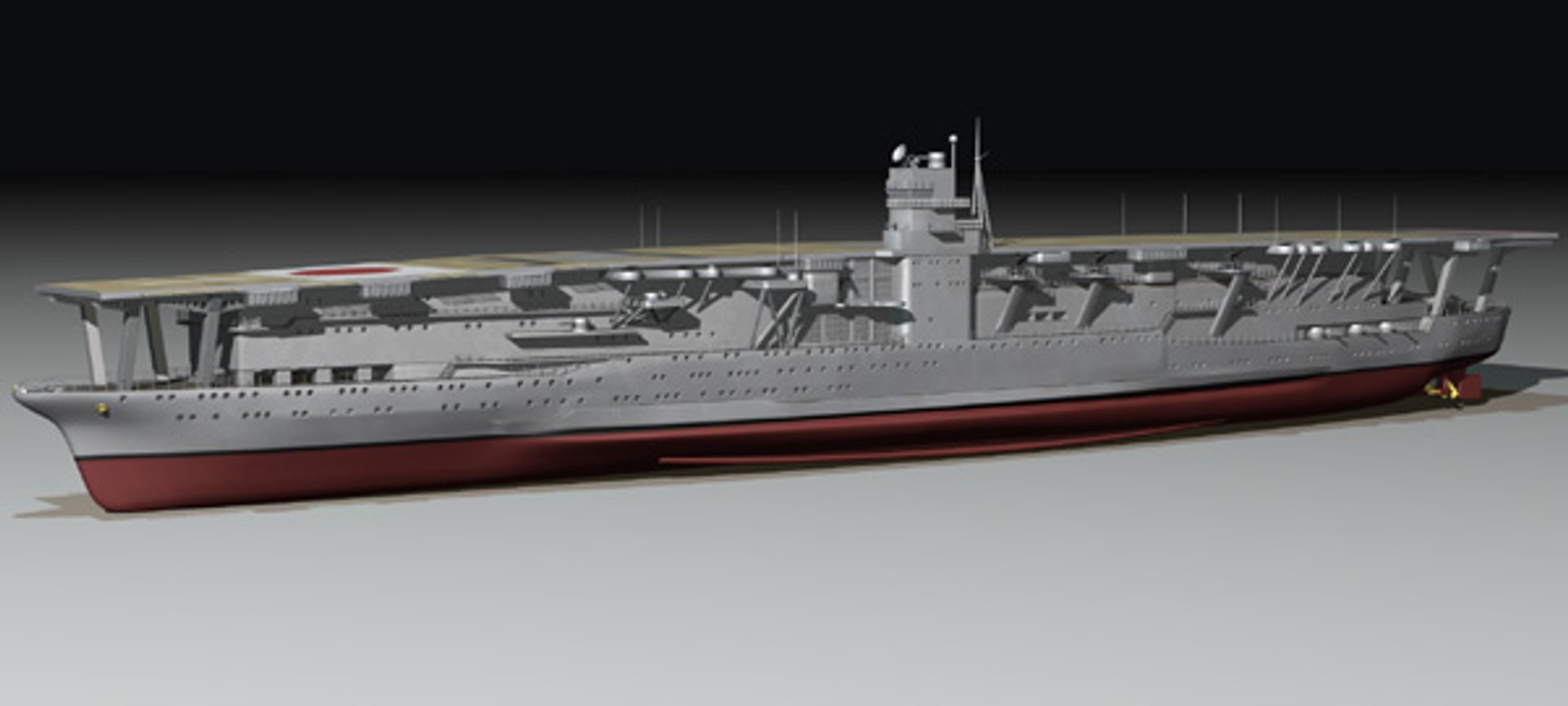 Akagi Ww2 Japanese Aircraft Carrier 1935 1942 3D Models – RSWW