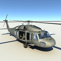UH60 Blackhawk (Mid Poly)