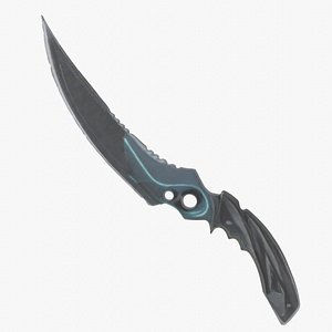 Tactical Sci-Fi Blade 3D Model 3D