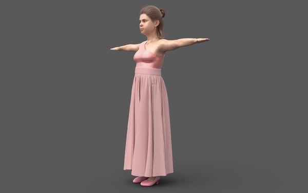 Teen Girl Ria 3D model