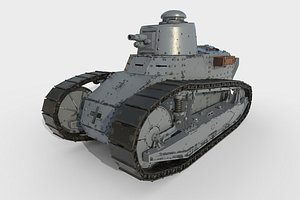 3D model tank renault ft17