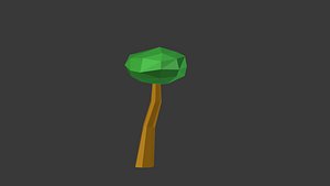 cartoon tree 3D