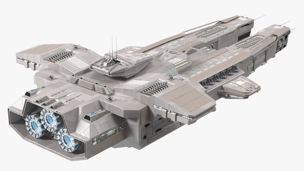 modelo 3d Nave espacial civil - TurboSquid 2220591