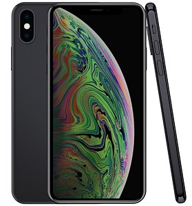 3D apple iphone xs space