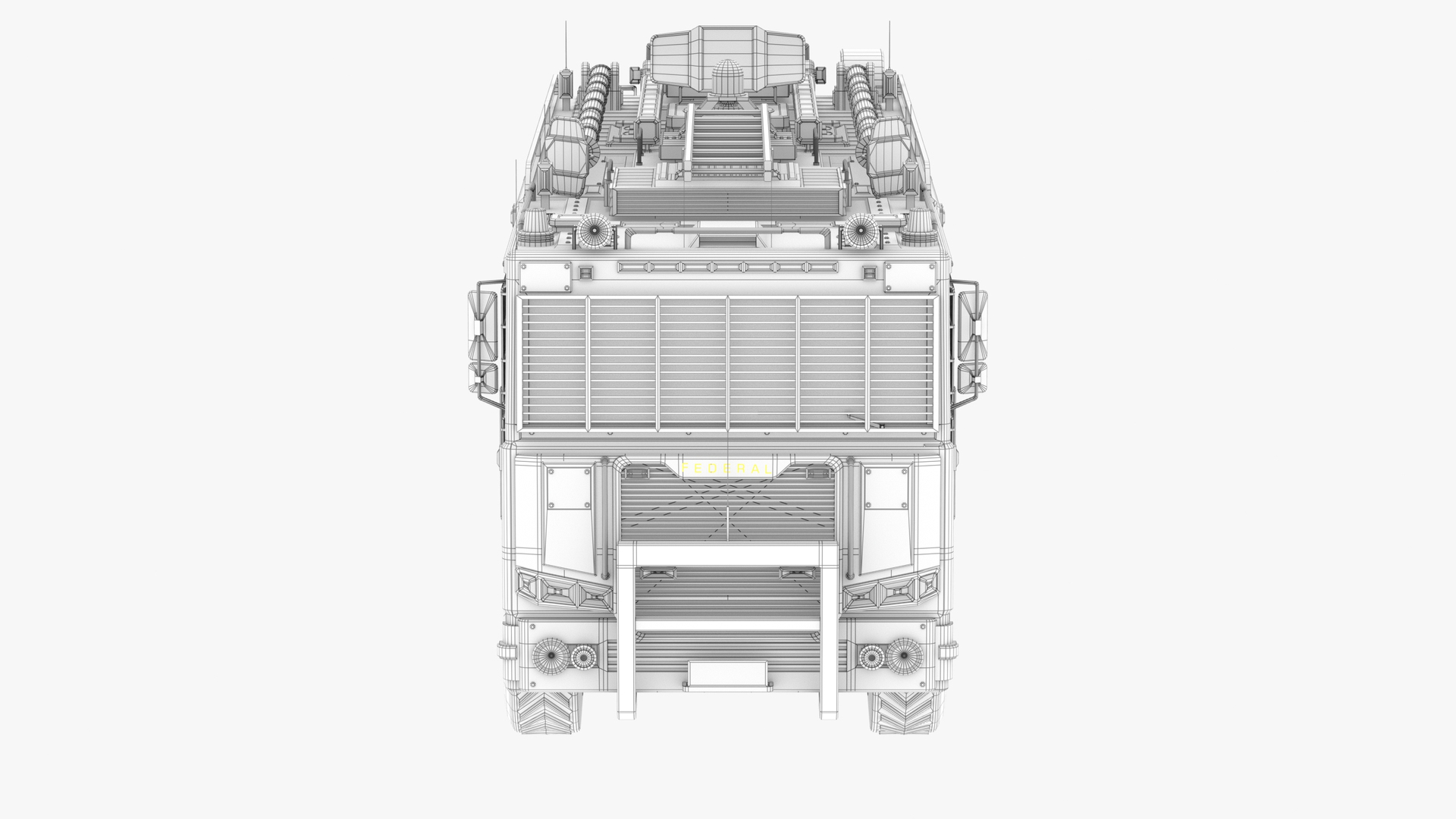 3D Pursuit and Command Team FBI Truck - TurboSquid 2039161