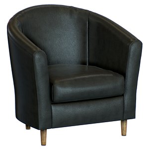 Tub Armchair Leather