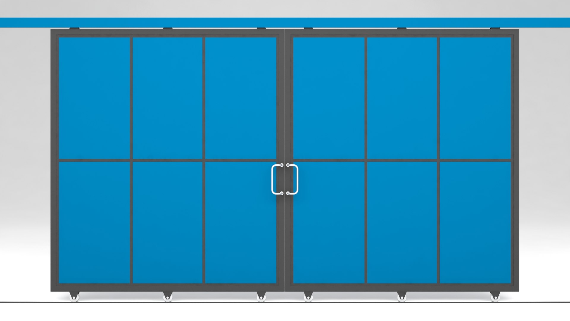 Factory sliding door warehouses 3D model - TurboSquid 1580761