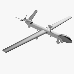 3D Airbus Sirtap Drone Tactical UAV 02