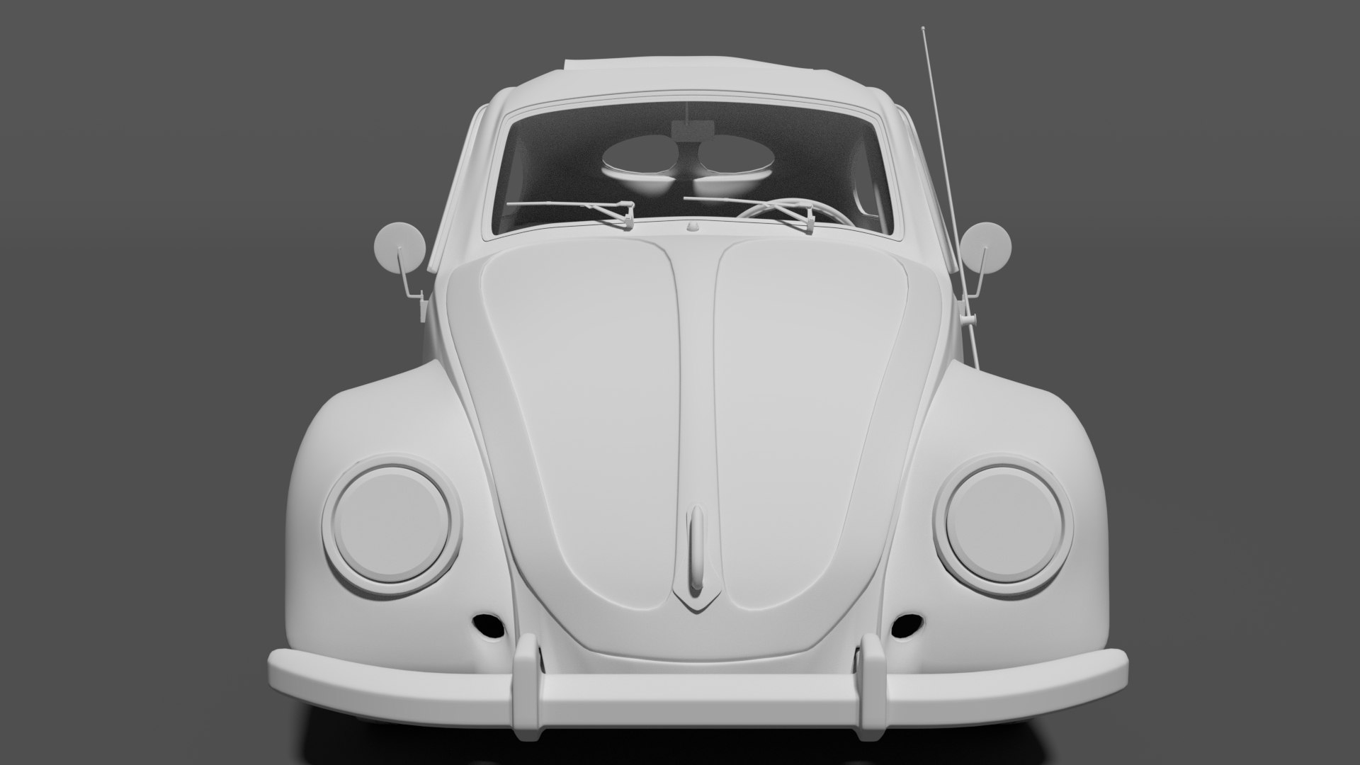 3d Beetle 1952 Custom Model