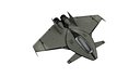 Futuristic Stealth Fighter Aircraft
