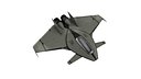 Futuristic Stealth Fighter Aircraft