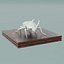 House Decoration Rhinoceros Beetle Statue Low-poly 3D model