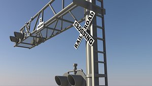3d rail road post