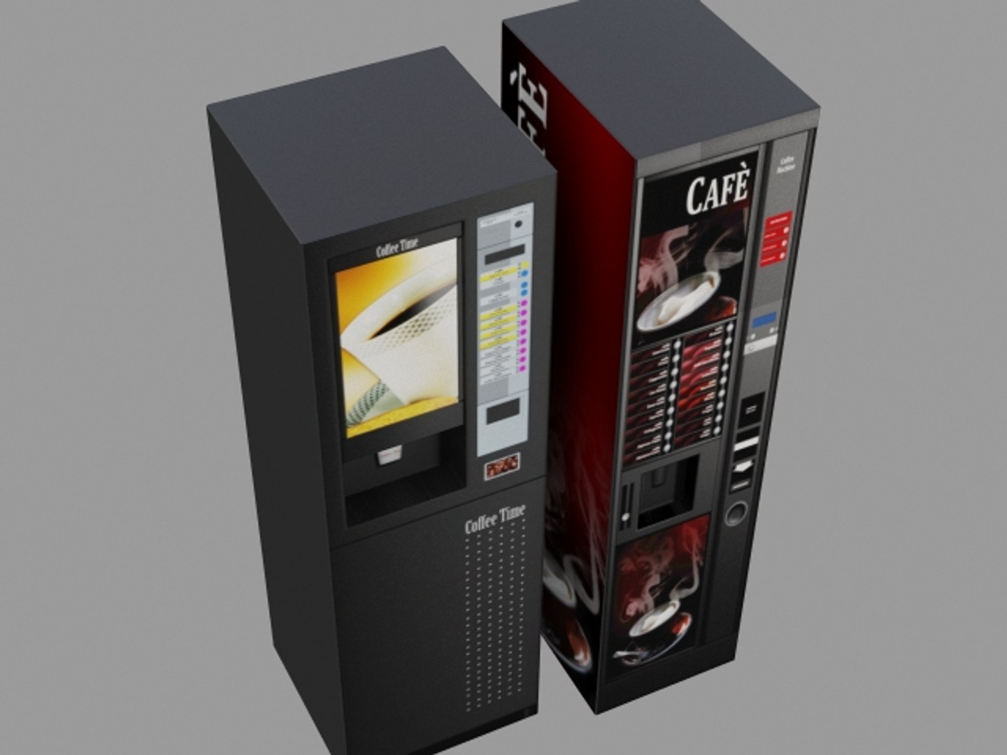 3D coffee vending machine model https://p.turbosquid.com/ts-thumb/KD/Mif3Tw/CqTKxWnm/lowpolycoffeevendingmachine04/jpg/1491112257/1920x1080/fit_q87/7cac3477d1a7262624fc0fb9bf759fced5b6bb2c/lowpolycoffeevendingmachine04.jpg