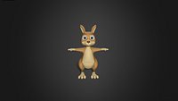 Asset - Cartoons - Animal Kangaroo Mother Rigged
