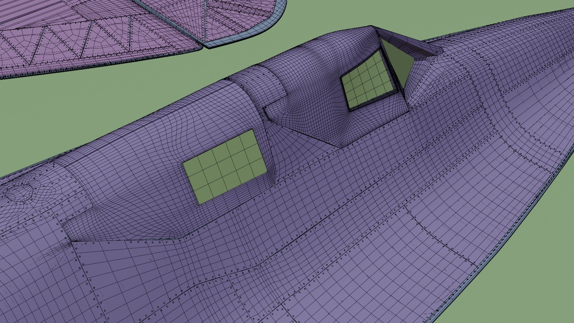 3D Lockheed SR 71 Blackbird Exterior Model - TurboSquid 2109587