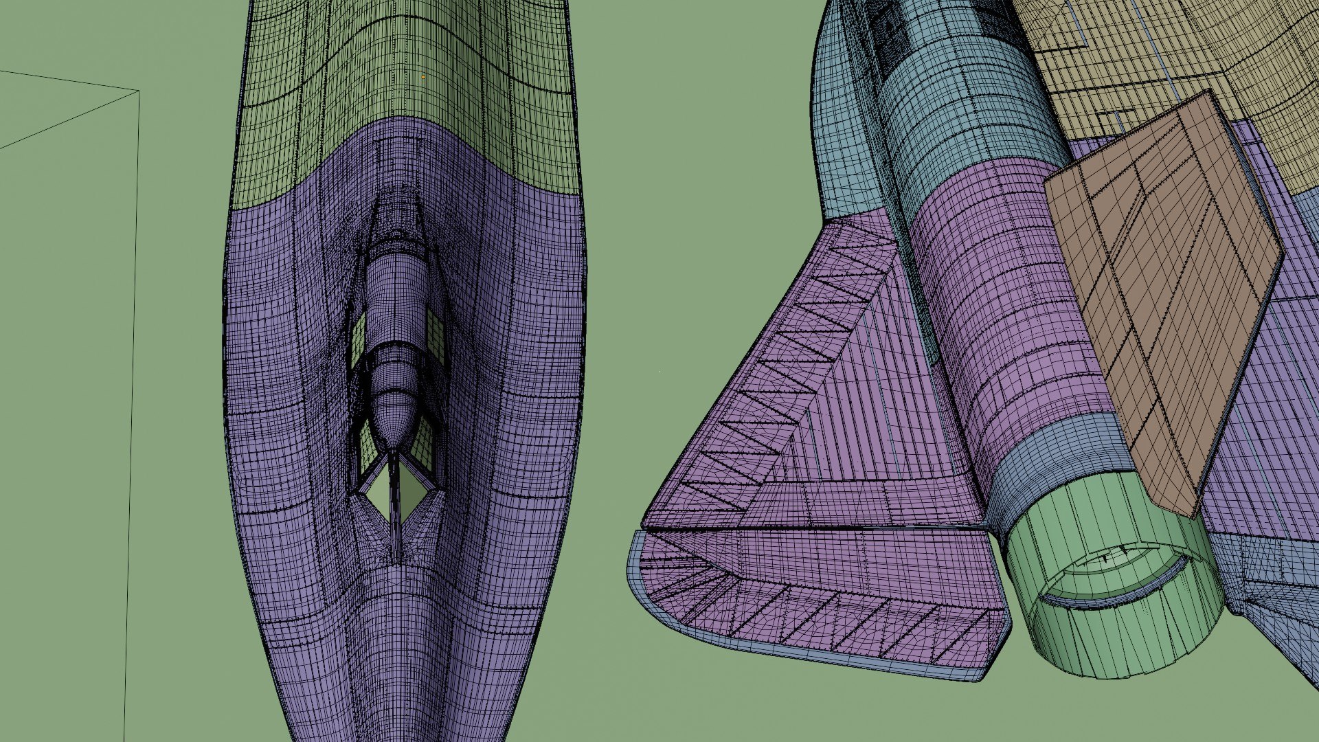 3D Lockheed SR 71 Blackbird Exterior Model - TurboSquid 2109587