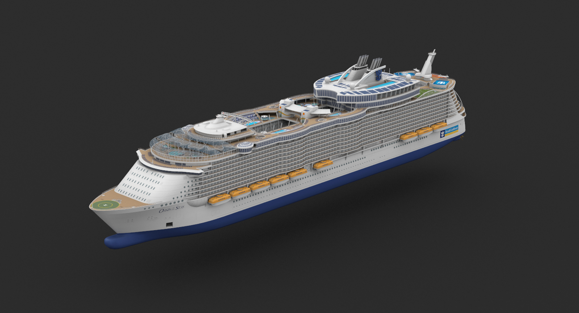 Oasis Seas 3D Model - TurboSquid 1279156