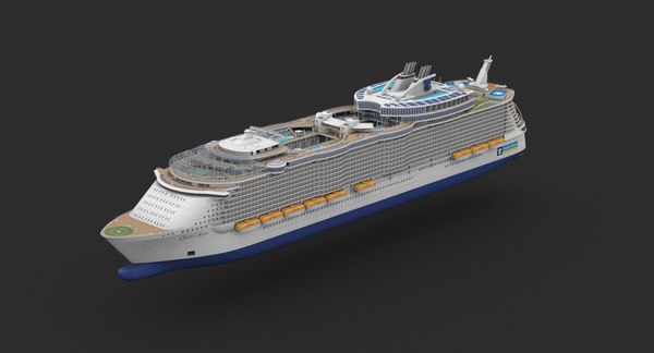 Oasis seas 3D model - TurboSquid 1279156