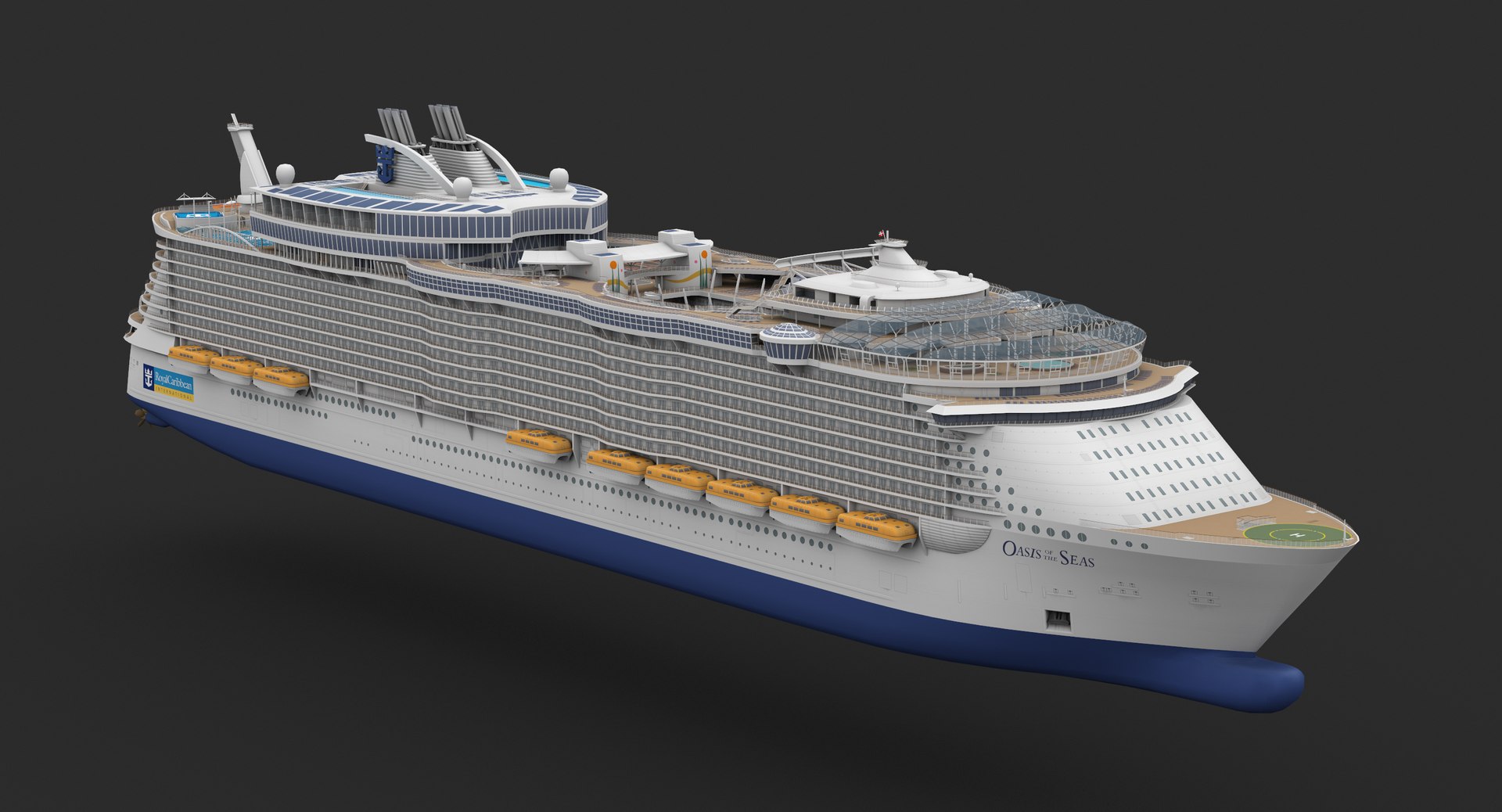 Oasis Seas 3D Model - TurboSquid 1279156