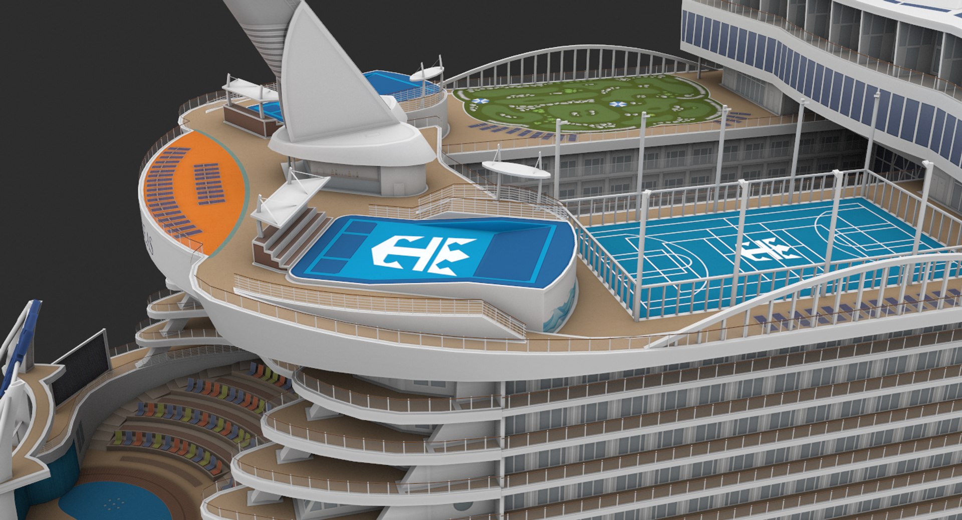 Oasis Seas 3D Model - TurboSquid 1279156