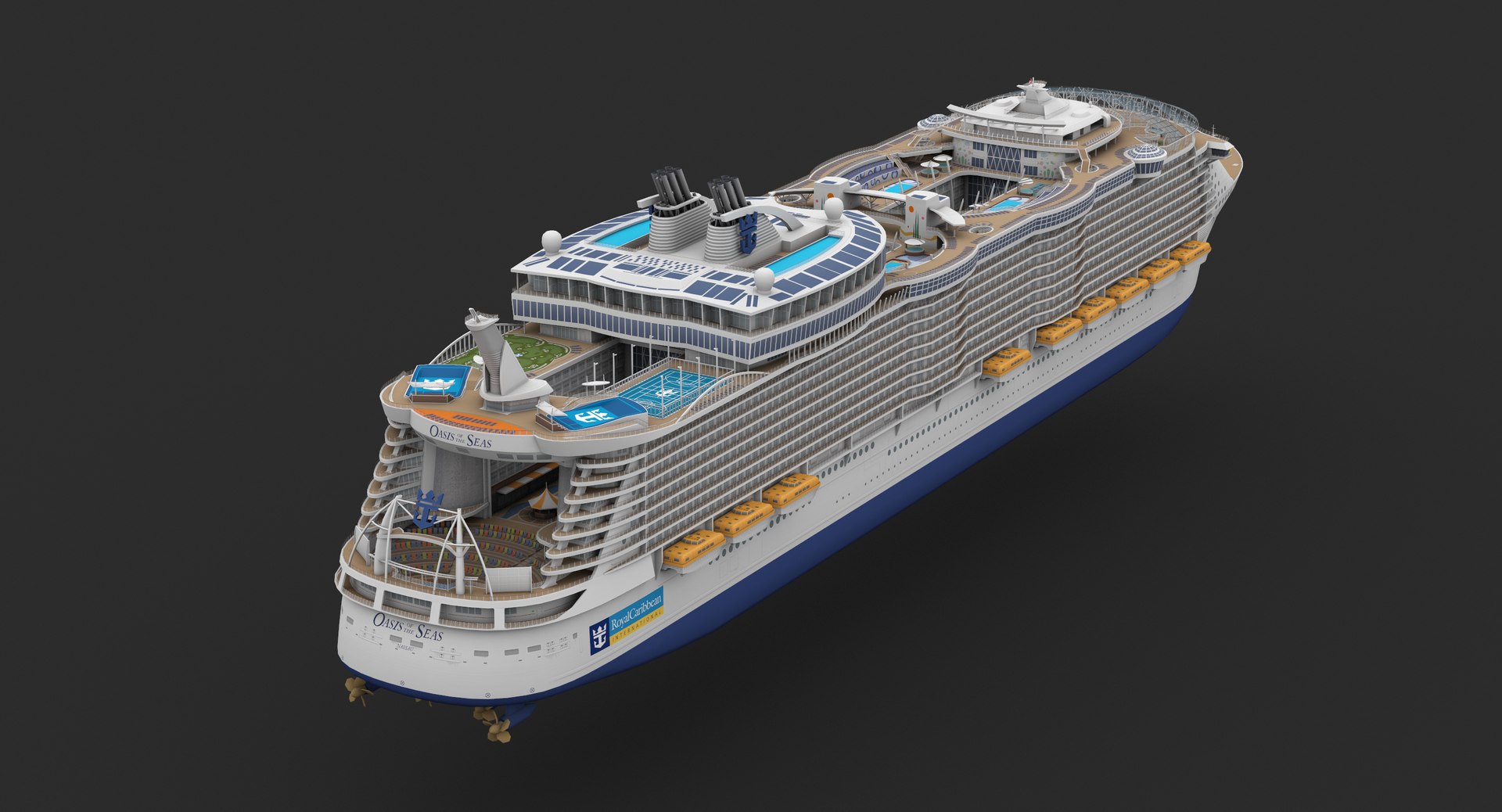 Oasis Seas 3D Model - TurboSquid 1279156