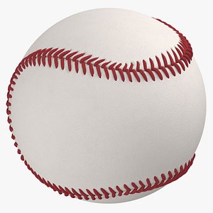 Baseball Ball Clean and Dirty 3D model