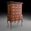 Queen Anne Flattop Highboy