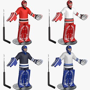 Hockey Goalie 3D model