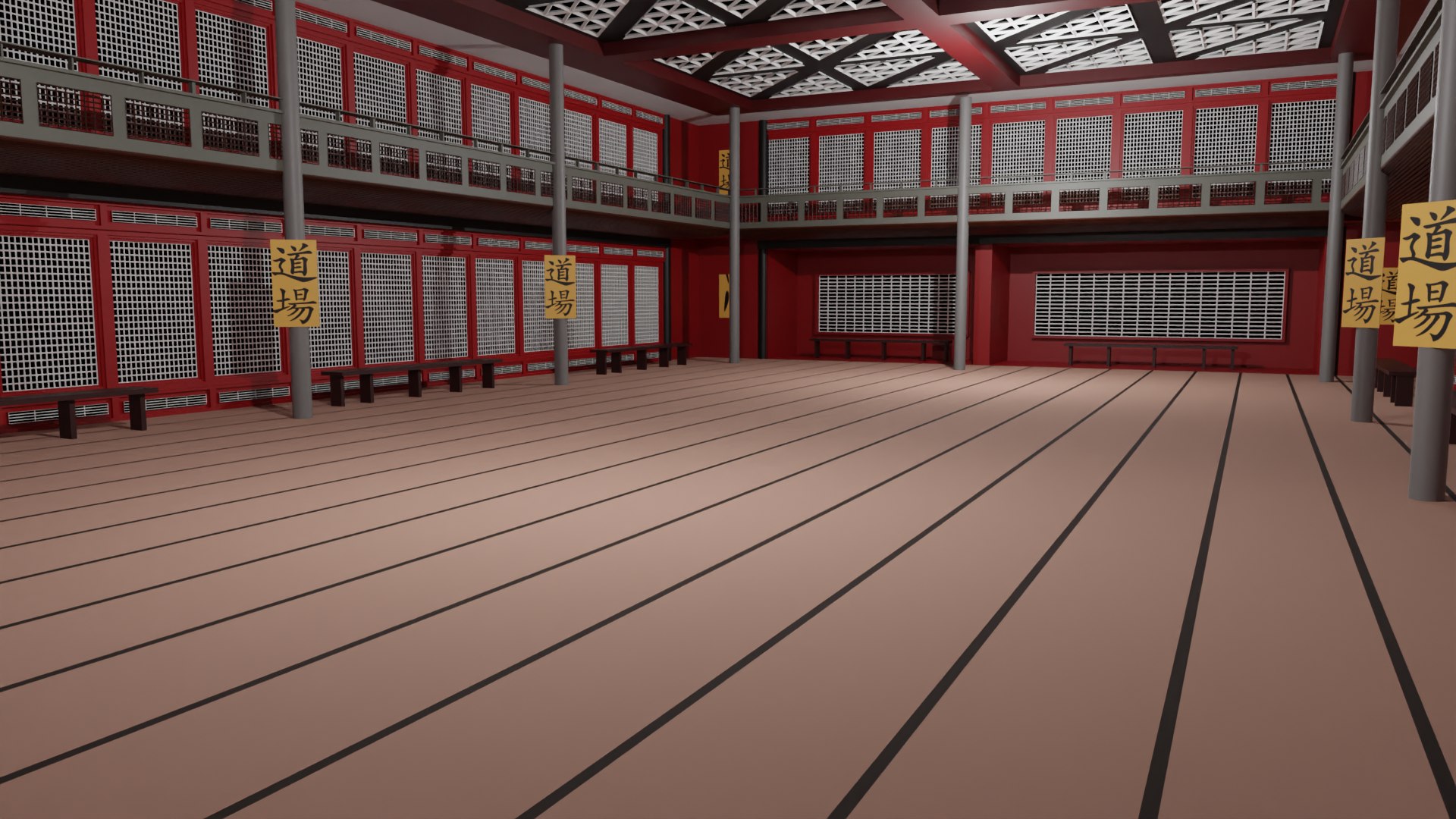 3D Japanese Dojo - TurboSquid 2157993