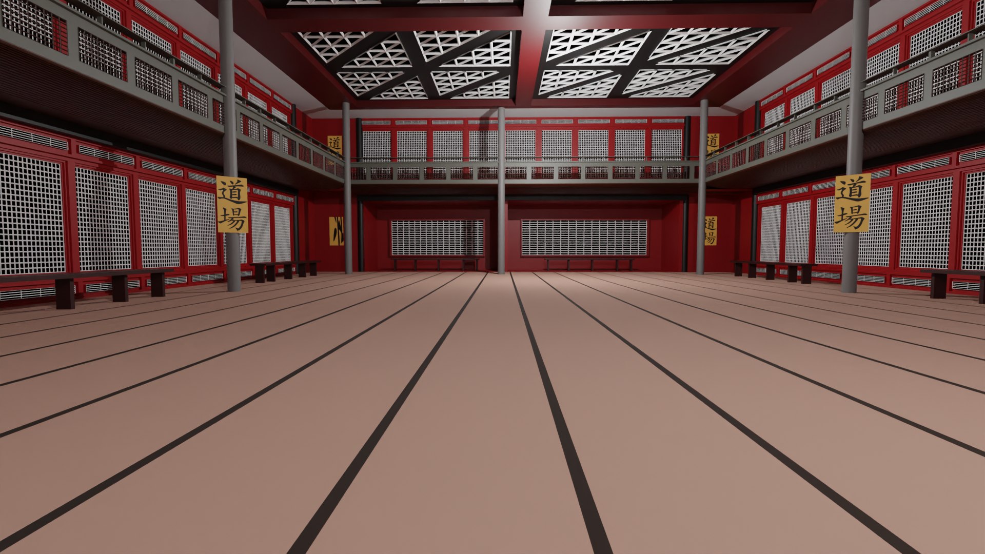 3D Japanese Dojo - TurboSquid 2157993