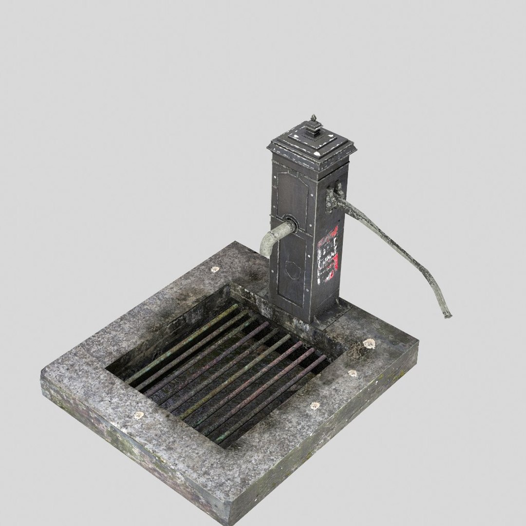 3D Victorian Hand Water Pump - TurboSquid 1381655