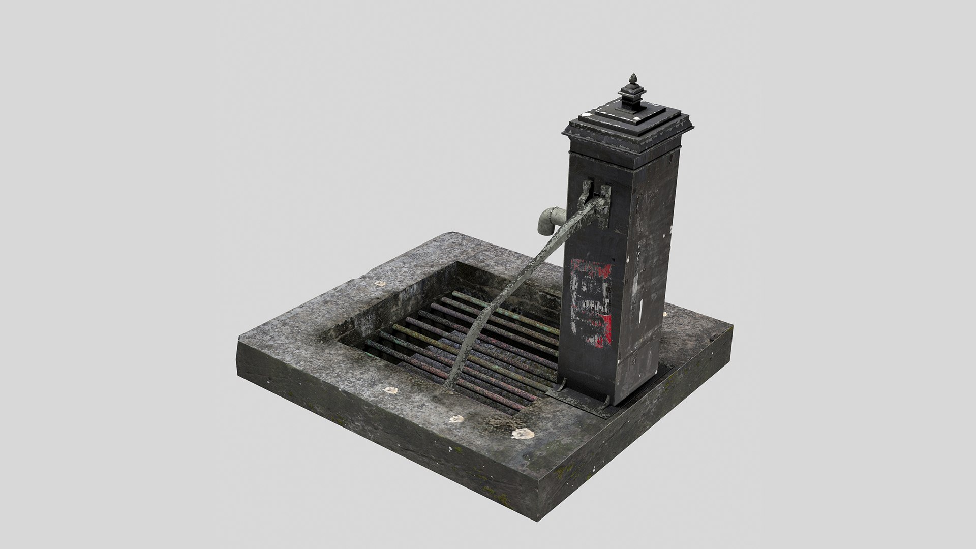 3D Victorian Hand Water Pump - TurboSquid 1381655