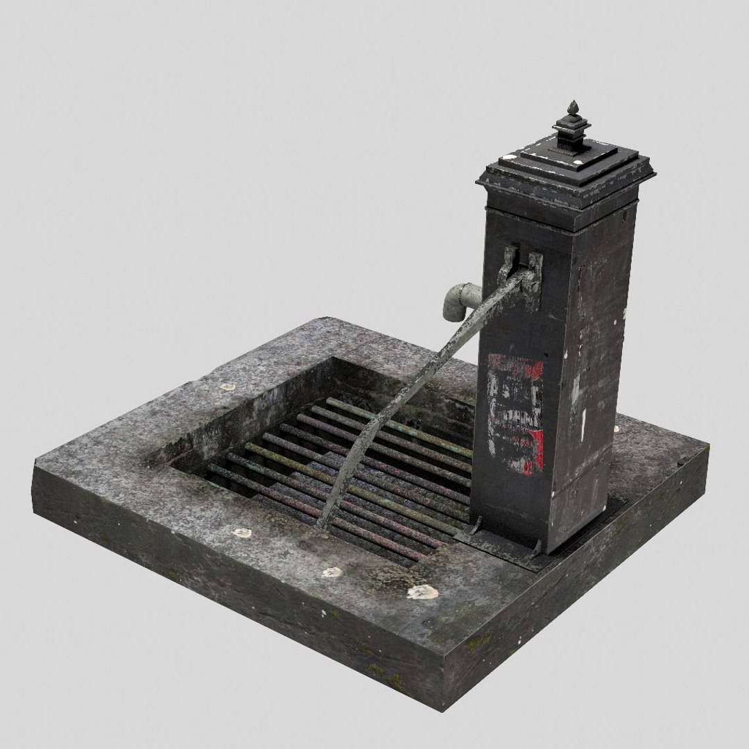 3D Victorian Hand Water Pump - TurboSquid 1381655