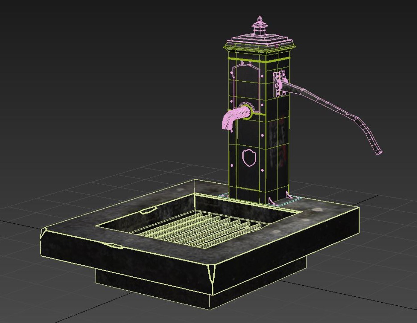 3D Victorian Hand Water Pump - TurboSquid 1381655