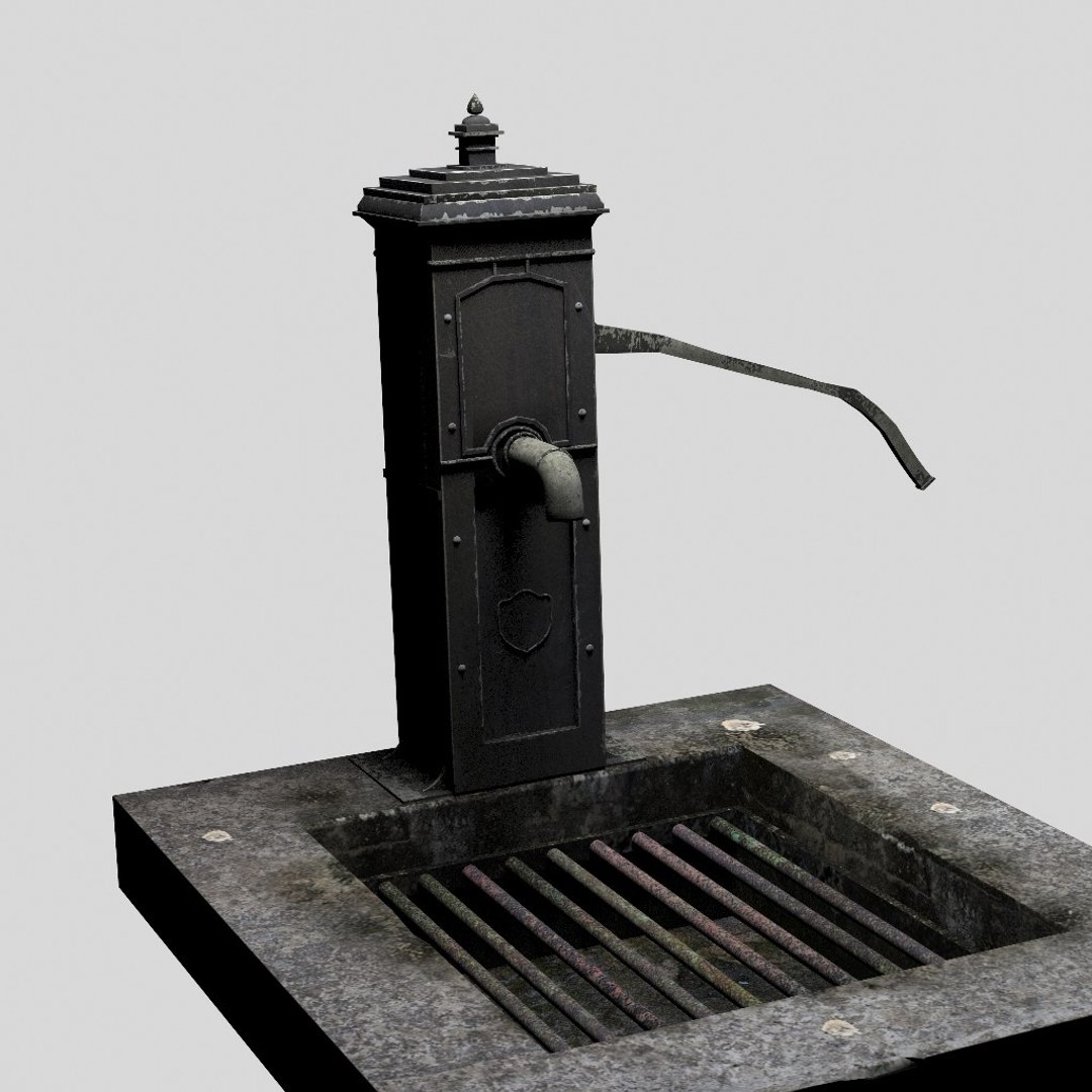 3D Victorian Hand Water Pump - TurboSquid 1381655