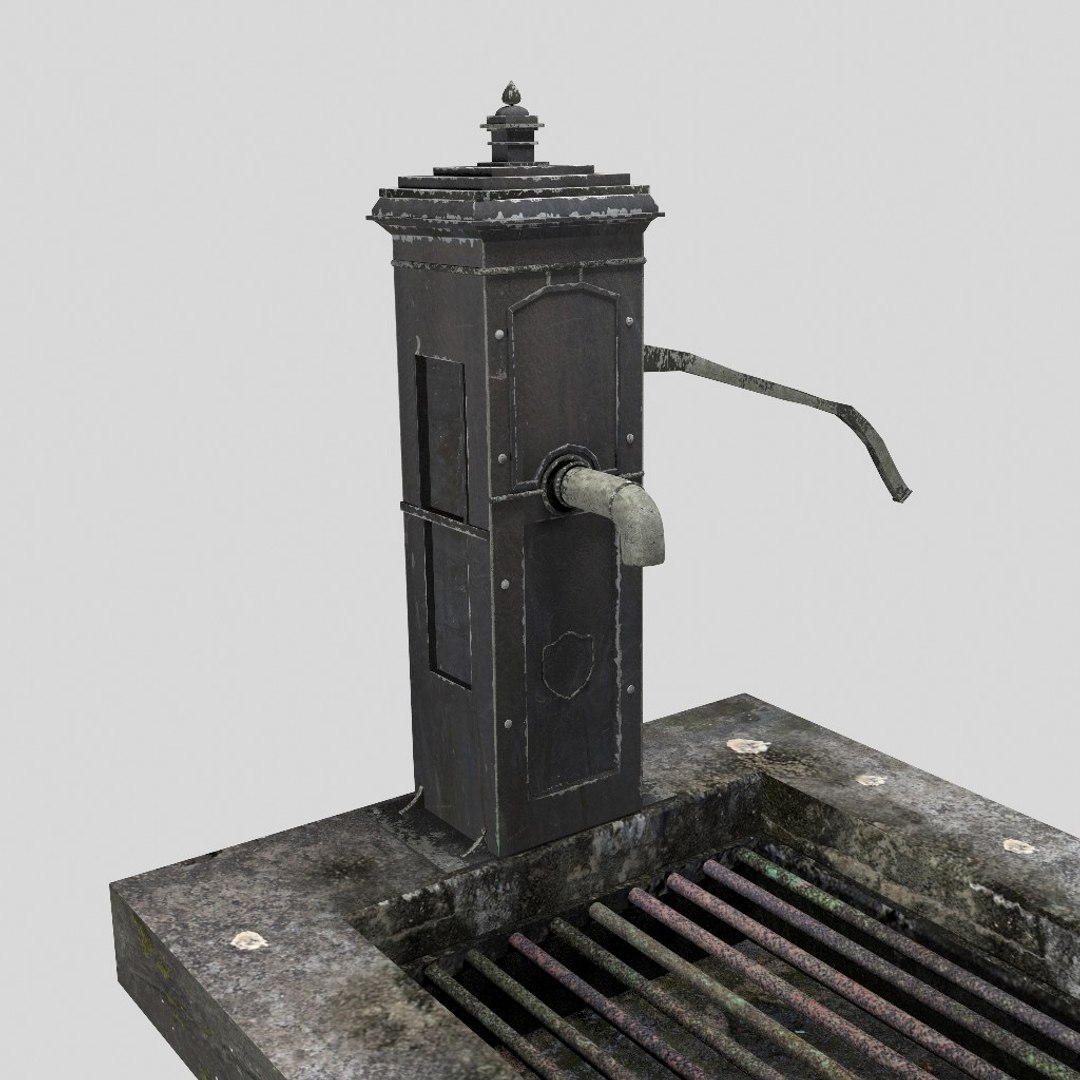 3D Victorian Hand Water Pump - TurboSquid 1381655
