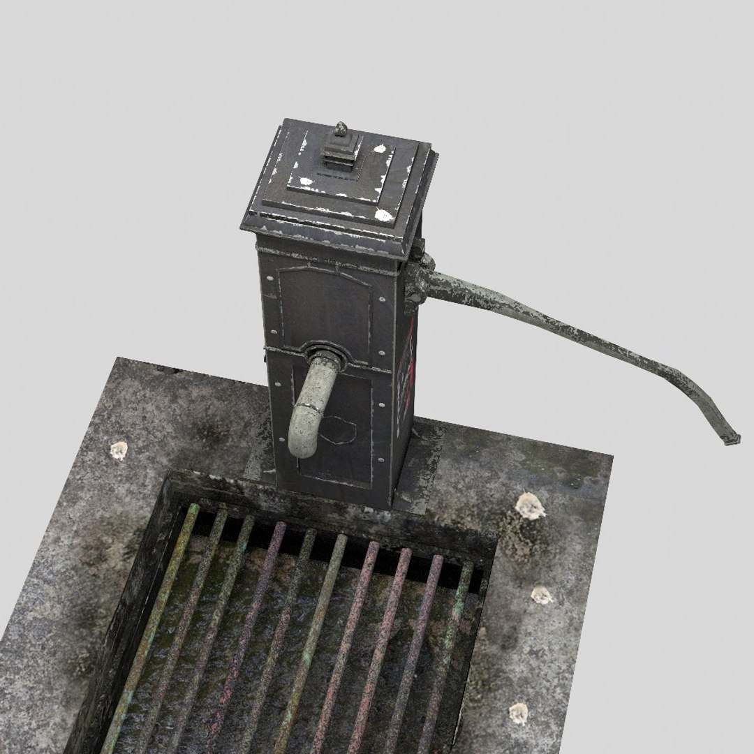 3D Victorian Hand Water Pump - TurboSquid 1381655
