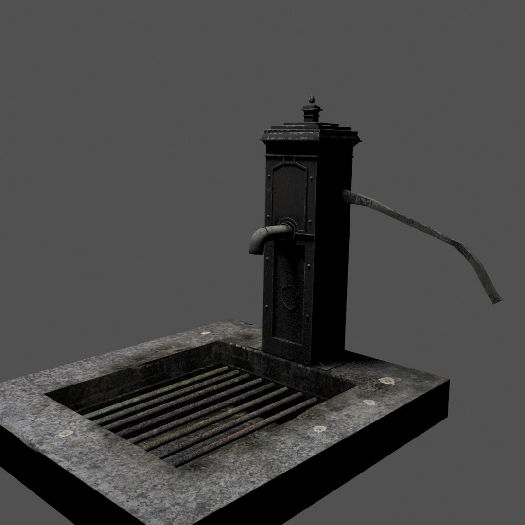3D Victorian Hand Water Pump - TurboSquid 1381655