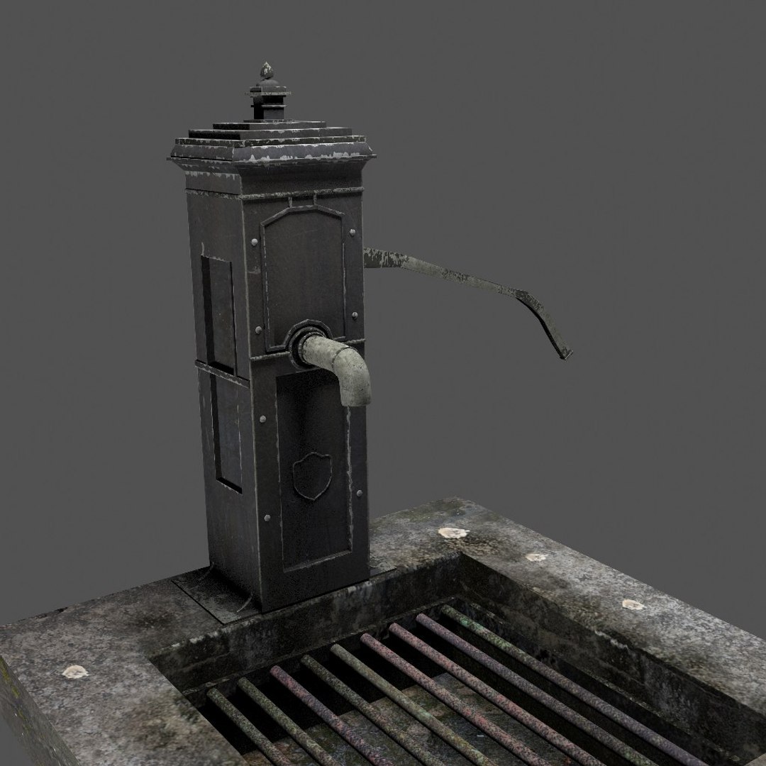 3D Victorian Hand Water Pump - TurboSquid 1381655