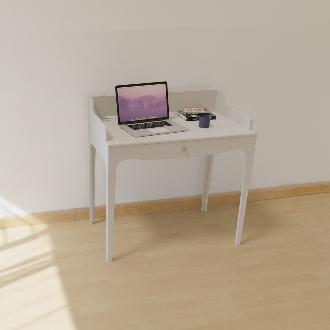Desk IKEA LOMMARP 3D Model - TurboSquid 2285293