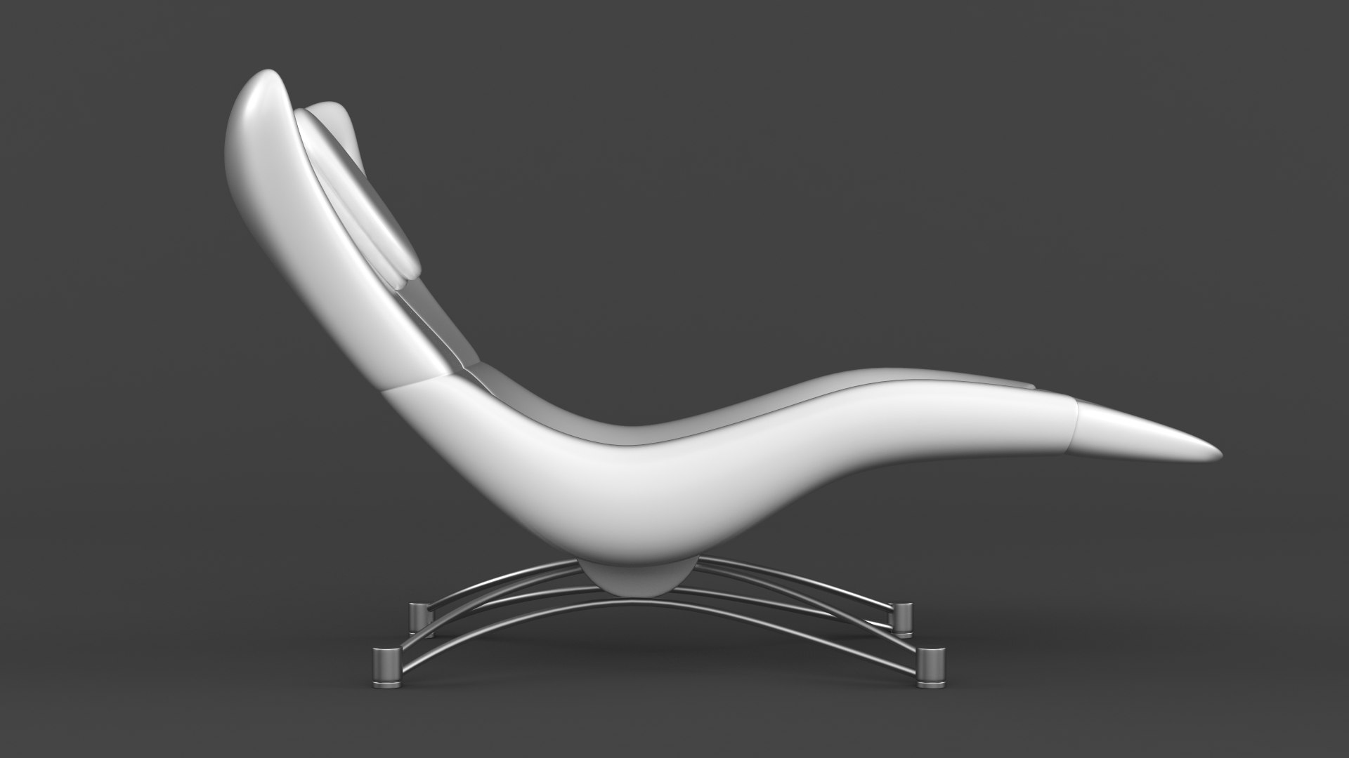 Chaise Lounge 3D Model TurboSquid 2003345