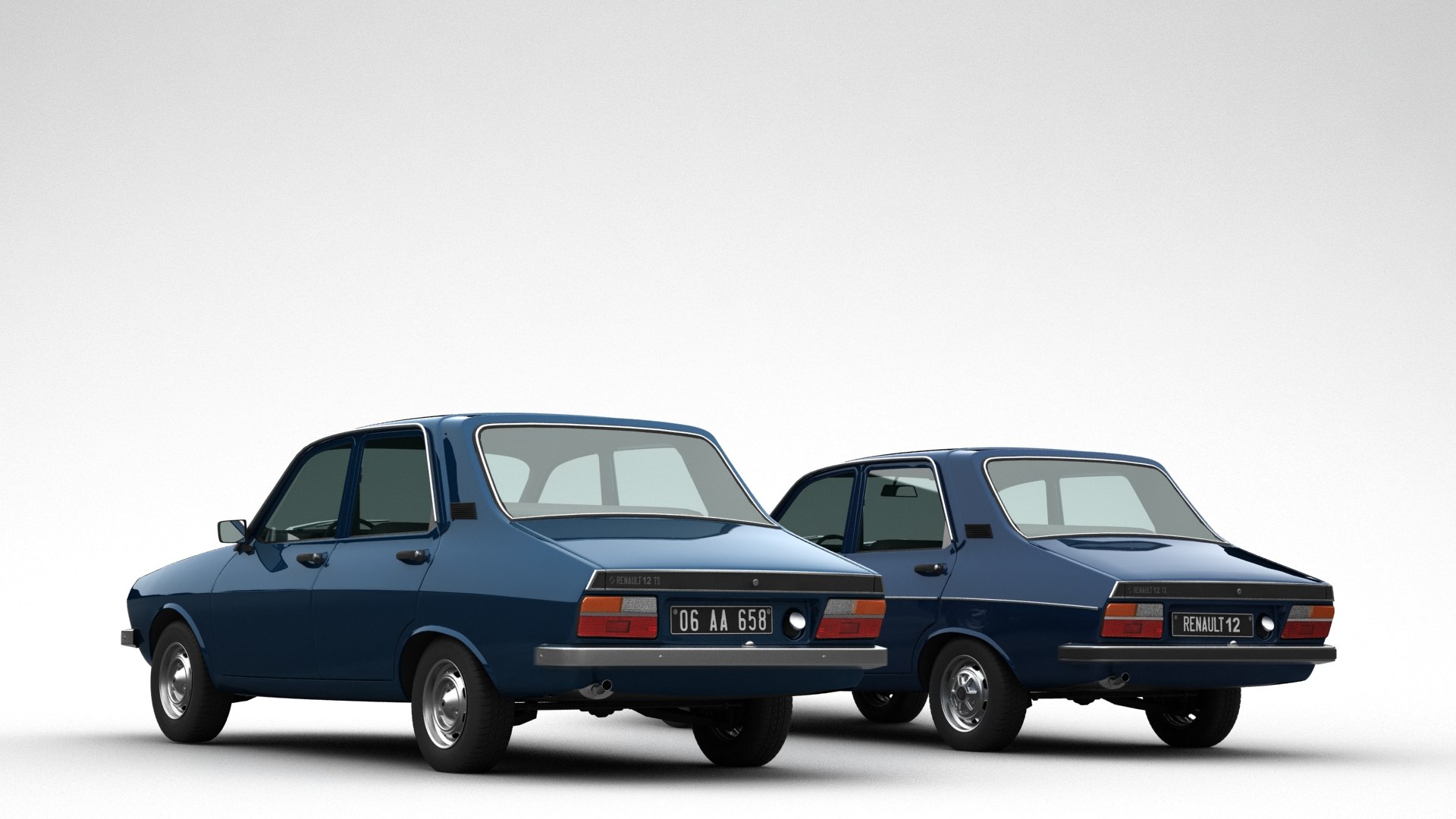 3D Renault 12 TX - TS Pack Model - TurboSquid 2011070