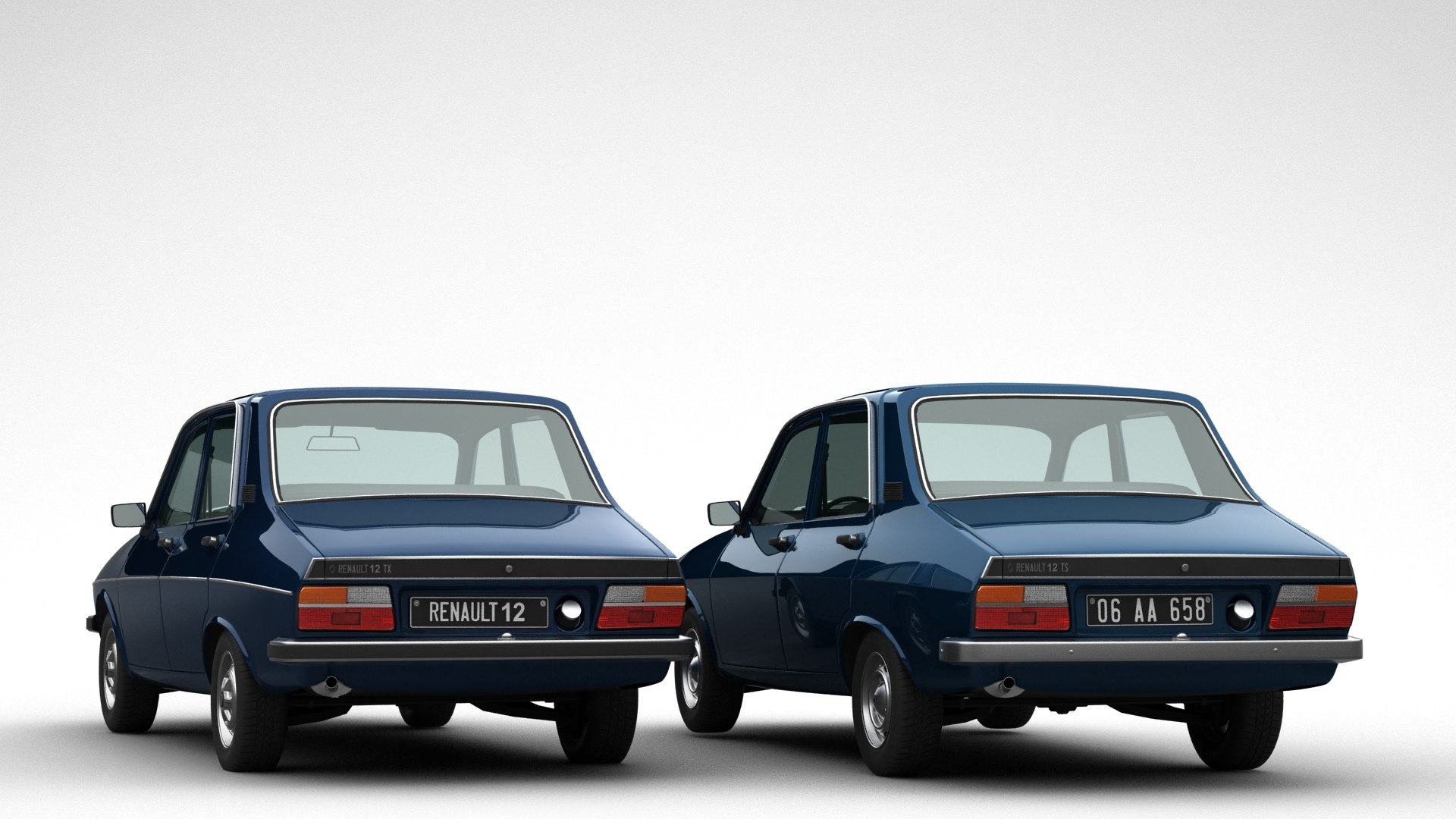 3D Renault 12 TX - TS Pack Model - TurboSquid 2011070